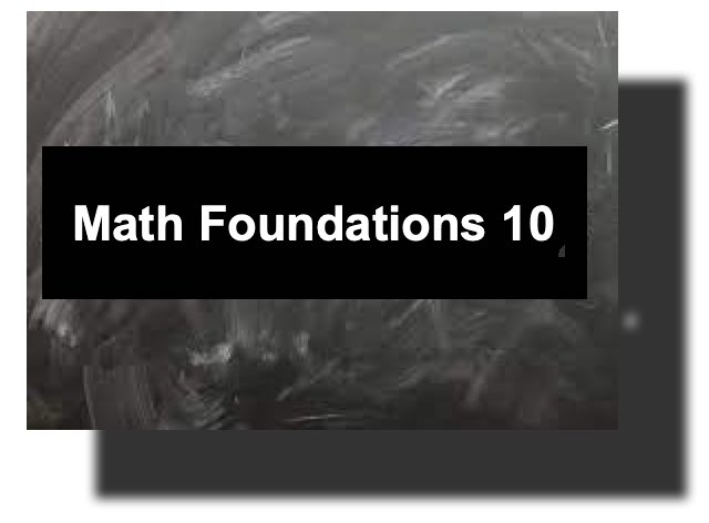 Kimberly Petit's Math Foundations 10